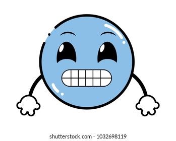 Color Ups Emoji Face Expression Arms Stock Vector (Royalty Free) 1032698119 | Shutterstock