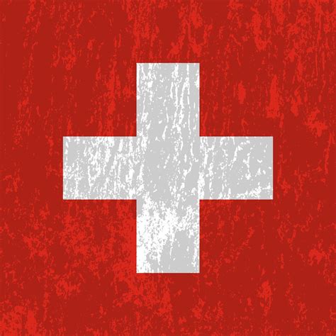 Switzerland flag, official colors and proportion. Vector illustration ...