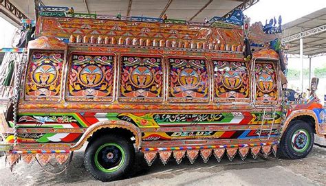 Pakistan - Bus 2 | Truck art, Truck art pakistan, Bus art