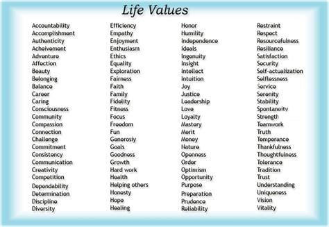 What Is Values In Life - How Are Values Measured Life Journey Map