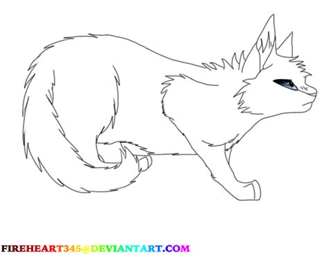 Cat Crouching Lineart by FireHeart345 on DeviantArt