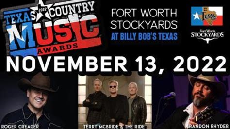 2022 Texas Country Music Awards | Fort Worth Stockyards