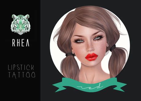 Second Life Marketplace - :RHEA: (Red Lipstick)