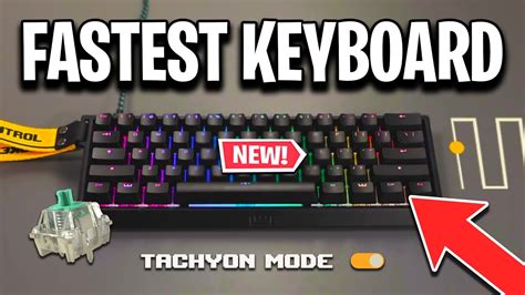 The FASTEST Gaming Keyboard Ever! (WOOTING HE60) - YouTube