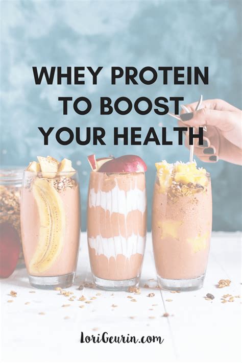 5 Health Benefits Of Whey Protein - Wellness Lori | LoriGeurin.com