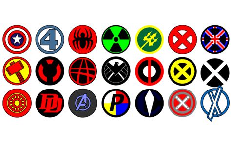 Vector Marvel logos | Marvel logo, Marvel superhero logos, Avengers logo