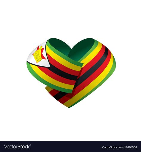 Zimbabwe flag Royalty Free Vector Image - VectorStock