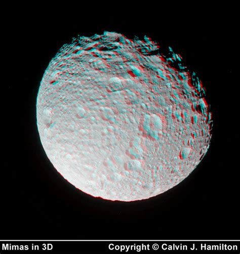 Mimas in 3D