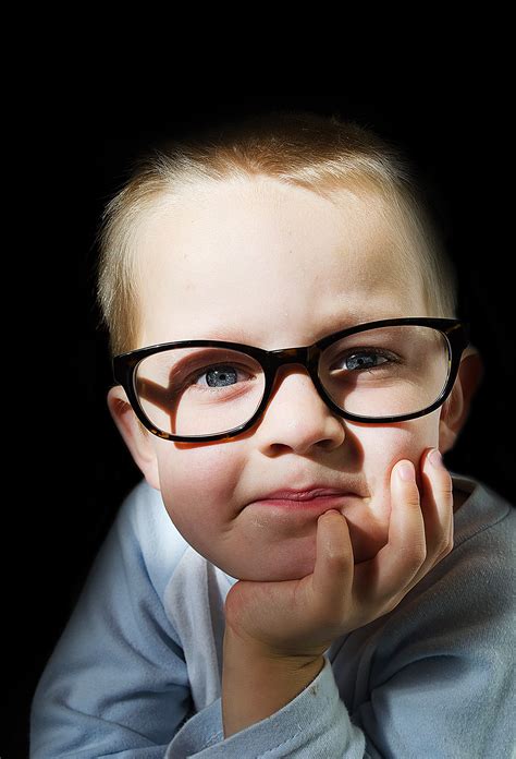 Child And Optical Glasses Free Stock Photo - Public Domain Pictures