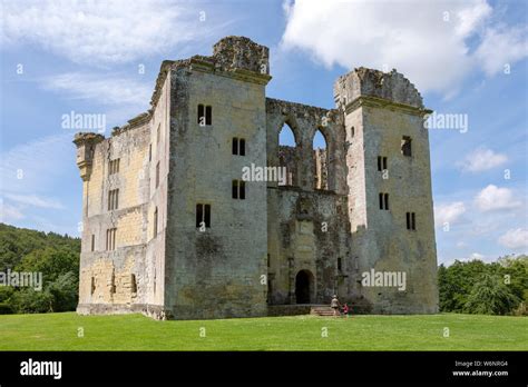 Ruins of Old Wardour castle, Wiltshire, England, UK Stock Photo - Alamy