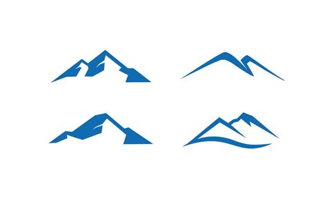 Mountain design with isolated for logo template. 21251731 Vector Art at Vecteezy