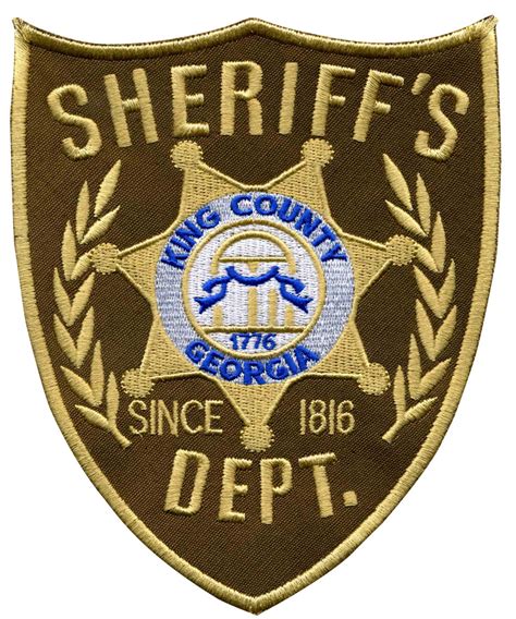 Embroidered Patch for Sheriff Department - Custom Embroidered Patches | Best Quality | Merrow Border