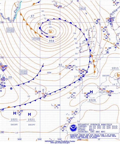 Large Storm over the Northeastern North Atlantic - Ocean Weather ServicesOcean Weather Services