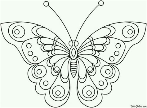 Pin by Milysu on Patrones de Bordados diversos | Butterfly coloring ...