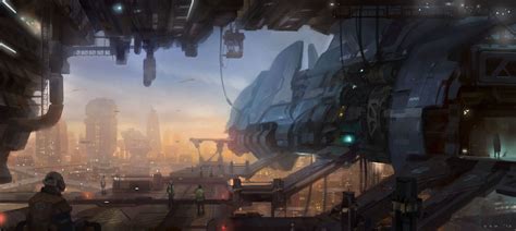 Pin by O P on Cool_Sci-Fi_Art | Concept art world, Concept art, Scifi city