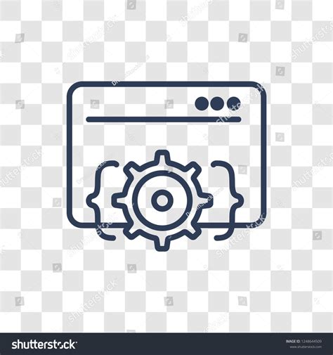 Ide Icon Trendy Linear Ide Logo Stock Vector (Royalty Free) 1248644509 ...