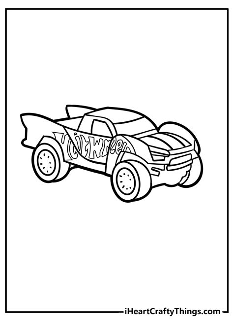 Printable Hot Wheels Coloring Pages (Updated 2023) | eduaspirant.com