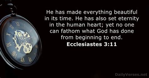 Ecclesiastes 3:11 - Bible verse - DailyVerses.net