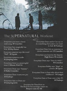 11 Supernatural workout ideas | supernatural workout, supernatural, tv show workouts