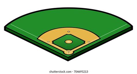 Vector Baseball Field Background Stock Vector (Royalty Free) 588857564 | Shutterstock