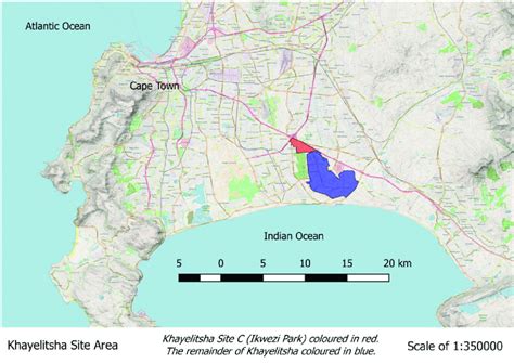 Site C, Khayelitsha (Cape Town). [Map produced by Jed Stevens using... | Download Scientific Diagram