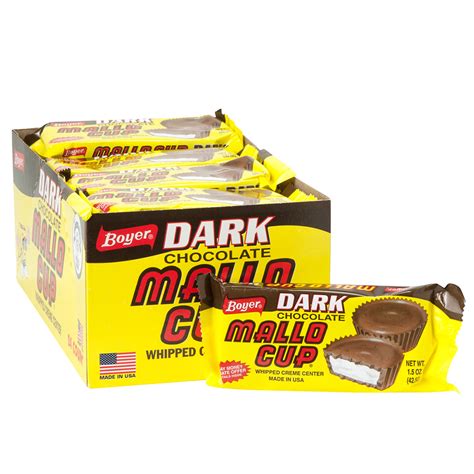 Mallo Cups Dark Chocolate 1.5 Oz | Nassau Candy