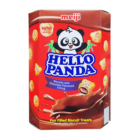 Meiji Hello Panda Biscuits - Chocolate | NTUC FairPrice