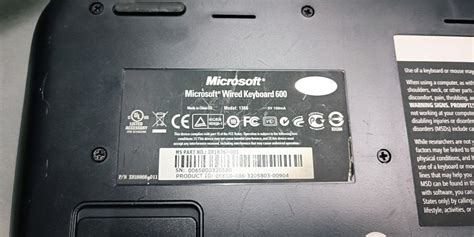 Microsoft wired keyboard, Computers & Tech, Parts & Accessories ...