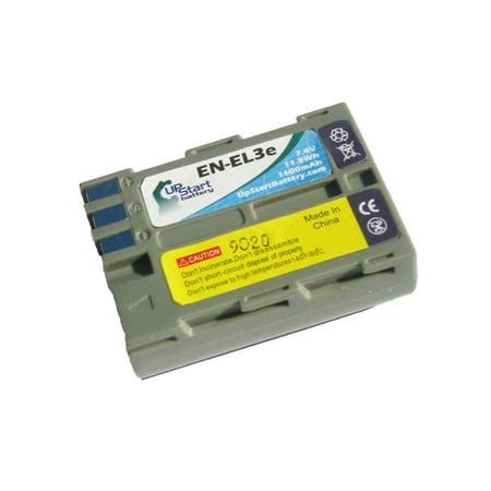 Nikon D90 Battery - Replacement for Nikon EN-EL3E Digital Camera Battery (1600mAh, 7.4V, Lithium ...