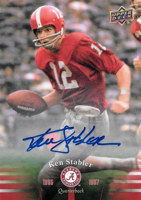 Top Ken Stabler Football Cards, Vintage, Rookies, Autographs