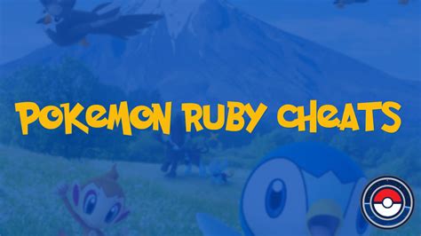 Pokemon Ruby Cheats | PokeIndex