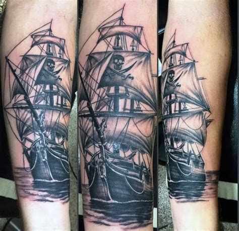 70 Ship Tattoo Ideas For Men - A Sea Of Sailor Designs