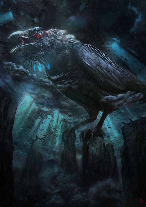 Raven God by DesignSpartan on deviantART | Dark fantasy art, Fantasy ...