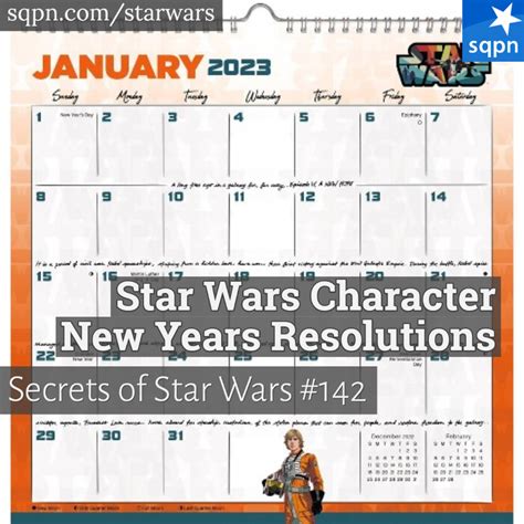 Star Wars Characters’ New Year’s resolutions – Secrets of Star Wars ...