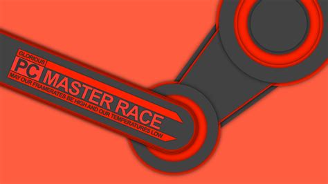 PC Master Race illustration, PC gaming, Steam (software), minimalism, Master Race HD wallpaper ...