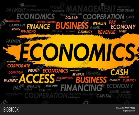 ECONOMICS Word Cloud Image & Photo (Free Trial) | Bigstock