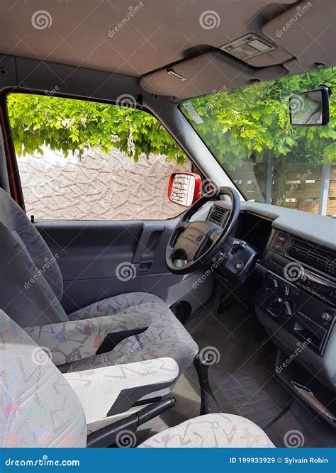 Volkswagen Multivan Front Seats Interior Cabin of Vw T4 Type 4 Editorial Stock Image - Image of ...