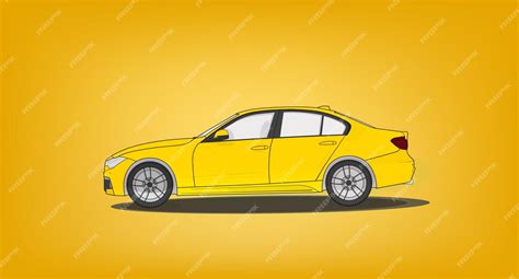 Premium Vector | 2d car vector illustration