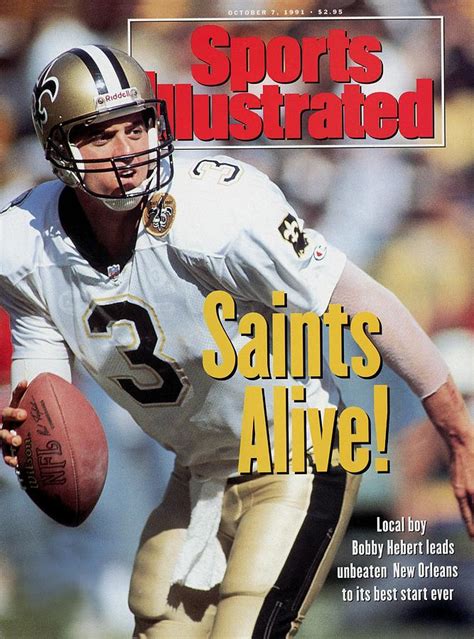 New Orleans Saints Qb Bobby Hebert... Sports Illustrated Cover by Sports Illustrated