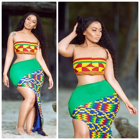 Clipkulture | Tebogo Thobejane In Kente Tube and High Slit Skirt