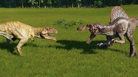 10 Giganotosaurus Vs 10 Spinosaurus Jurassic World Evolution 4k | Porn ...