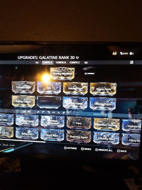 How's my Galatine build? : r/Warframe