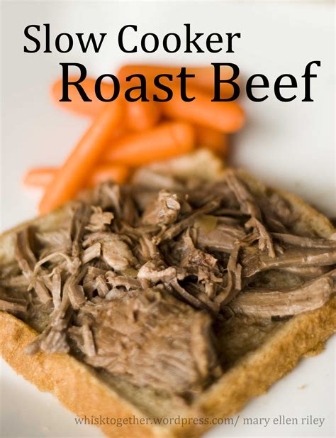 Slow Cooker Roast Beef