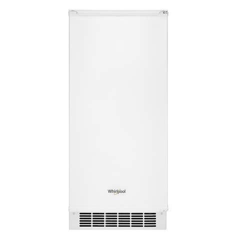 Whirlpool White 15-in Ice Maker with Clear Ice Technology and 25-lb ...