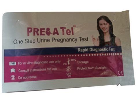 White Easy And Convenient Way Plastic Accuracy Pregnancy Test Kit For Home at Best Price in ...