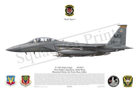 F-15E Strike Eagle - Print | Squadron Prints