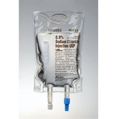 Sodium Chloride 0.9% ( Normal Saline) 100Ml Iv Bag | AIMS MEDICAL