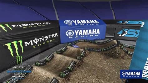 San Diego SX: Yamaha animated track map | Dirtbike Rider