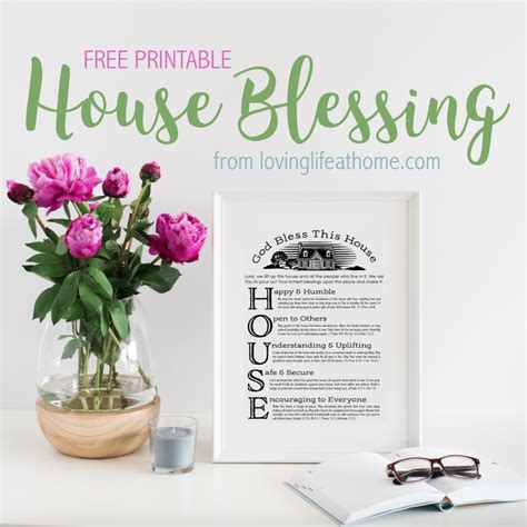 A House Blessing (Free Printable) - Loving Life at Home