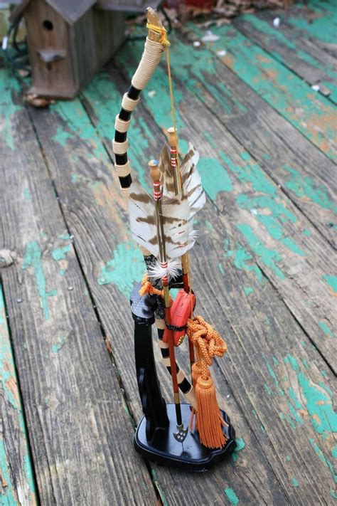 Traditional Japanese Bow and Arrow Display * Decorative Model ...